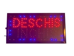 Reclama Luminoasa Led Deschis - Inchis pentru interior